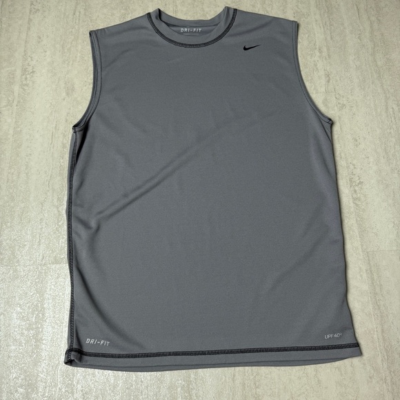 Nike Pro muscle tank gray dri fit - Picture 1 of 6